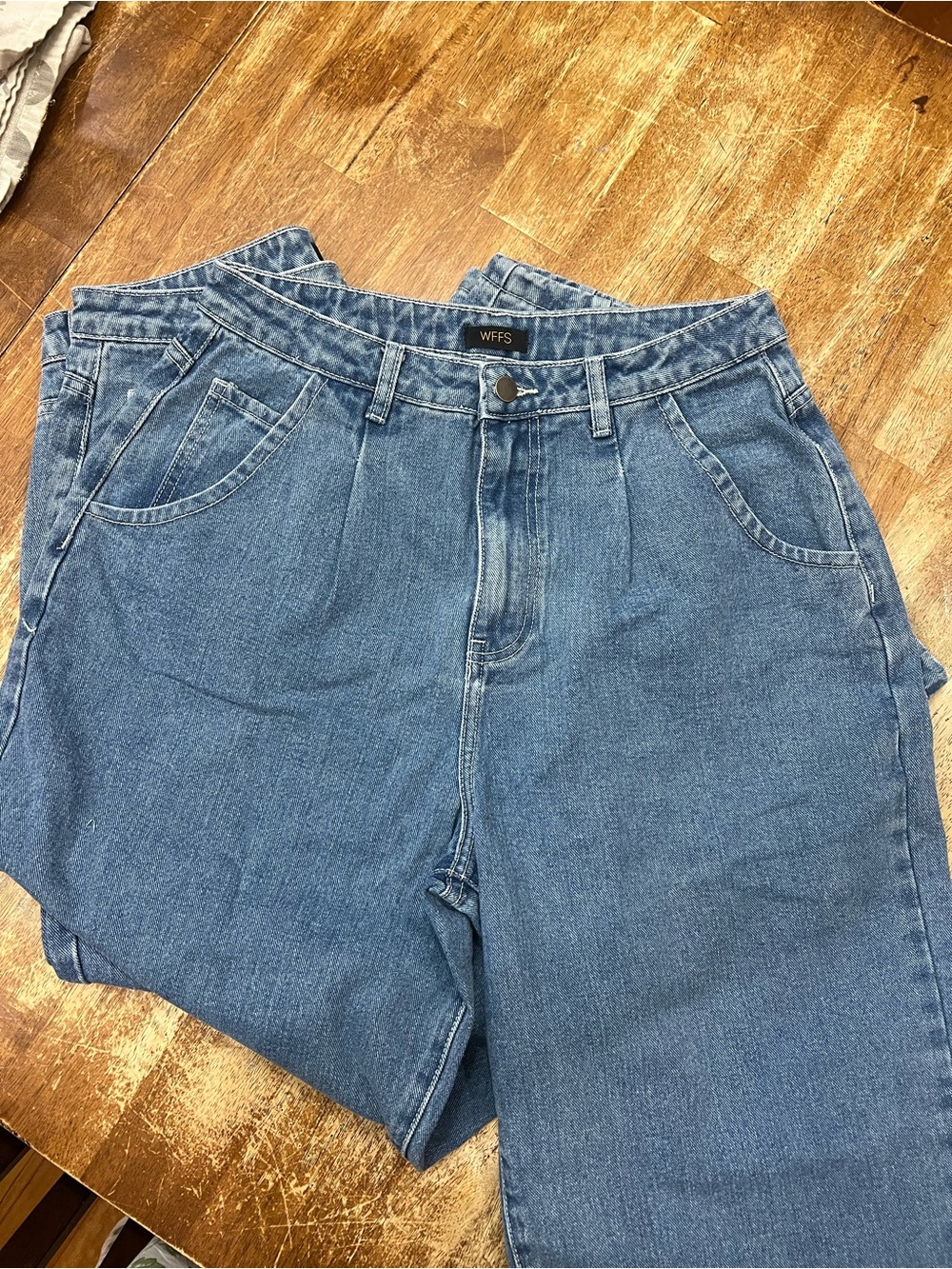 High-Rise Indigo Blue Jeans for Women